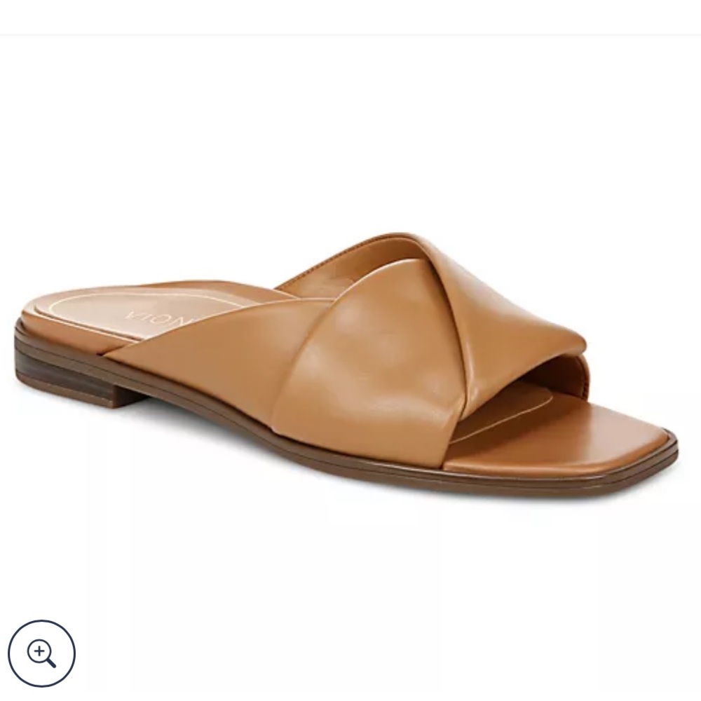 Vionic Miramar Camel Slide Sandal Size 8